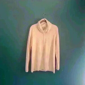 Calvin Klein‎ jeans, light pink, cowl neck women’s sweater size large